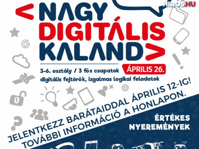 Idén is megrendezik a Nagy Digitális Kaland országos csapatversenyt