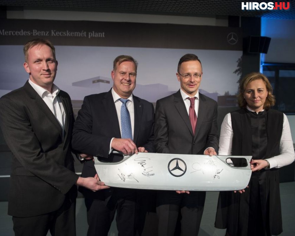50 milliárd forint értékű Mercedes beruházás indul Kecskeméten