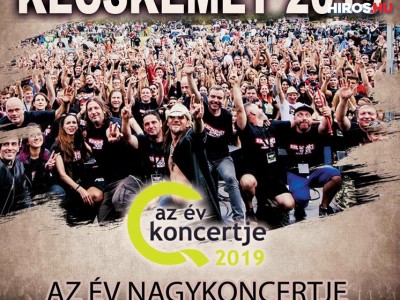 Második lett az év magyar nagykoncertje szavazáson a KecskemétRocks2019