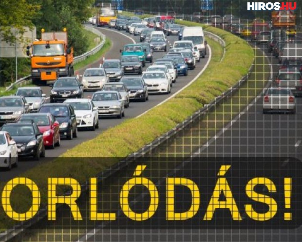 Hídkarbantartás miatt torlódnak az autók az M5-ösön