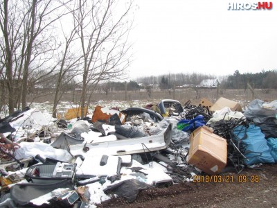 Illegális hulladéklerakást derített fel a Városrendészet