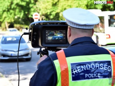Péntekig sebességellenőrzési razziát tart a rendőrség