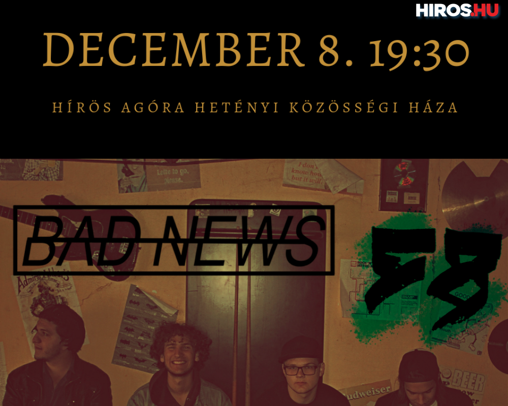 Jó hír: Bad News a Debüt koncertek sorozat záró akkordja