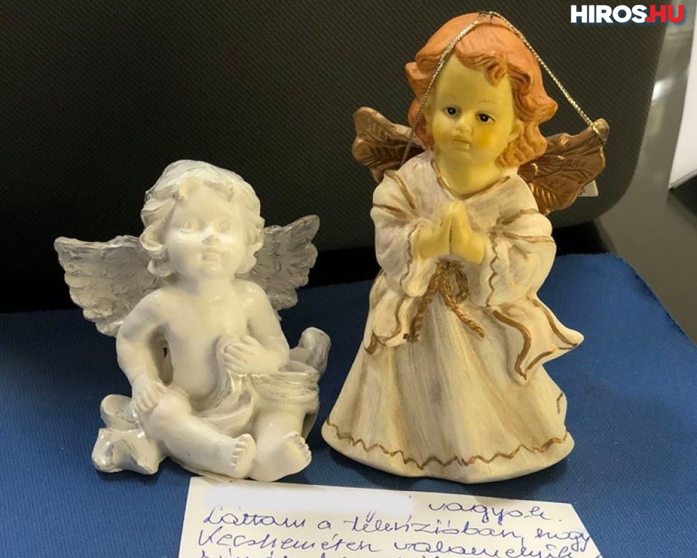 Két angyalkát hozott egy titokzatos néni a kisfiú sírjára