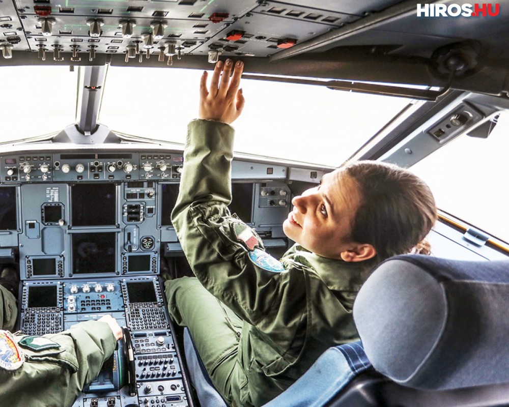 Ő a Magyar Honvédség első női szállítórepülőgép-vezetője