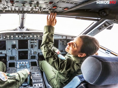 Ő a Magyar Honvédség első női szállítórepülőgép-vezetője