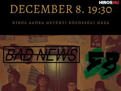 Jó hír: Bad News a Debüt koncertek sorozat záró akkordja