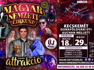 Újra Kecskeméten a Magyar Nemzeti Cirkusz - Videóval