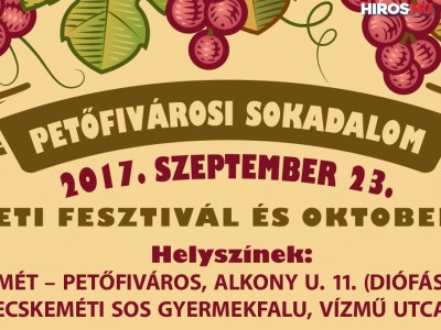 Szüreti fesztivál és Oktoberfest Petőfivárosban