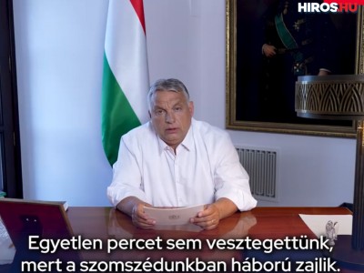 Orbán Viktor: ma éjféltől háborús veszélyhelyzetet hirdet a kormány