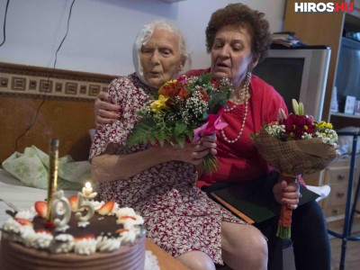 Piroska nénit köszöntötték 95. születésnapján 