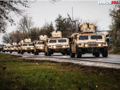 Megnövekszik a katonai járműforgalom