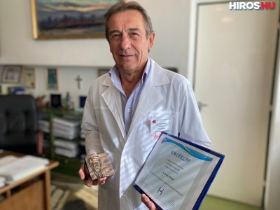Dr. Svébis Mihály főigazgató kapta a Magyar Kórházszövetség életműdíját 