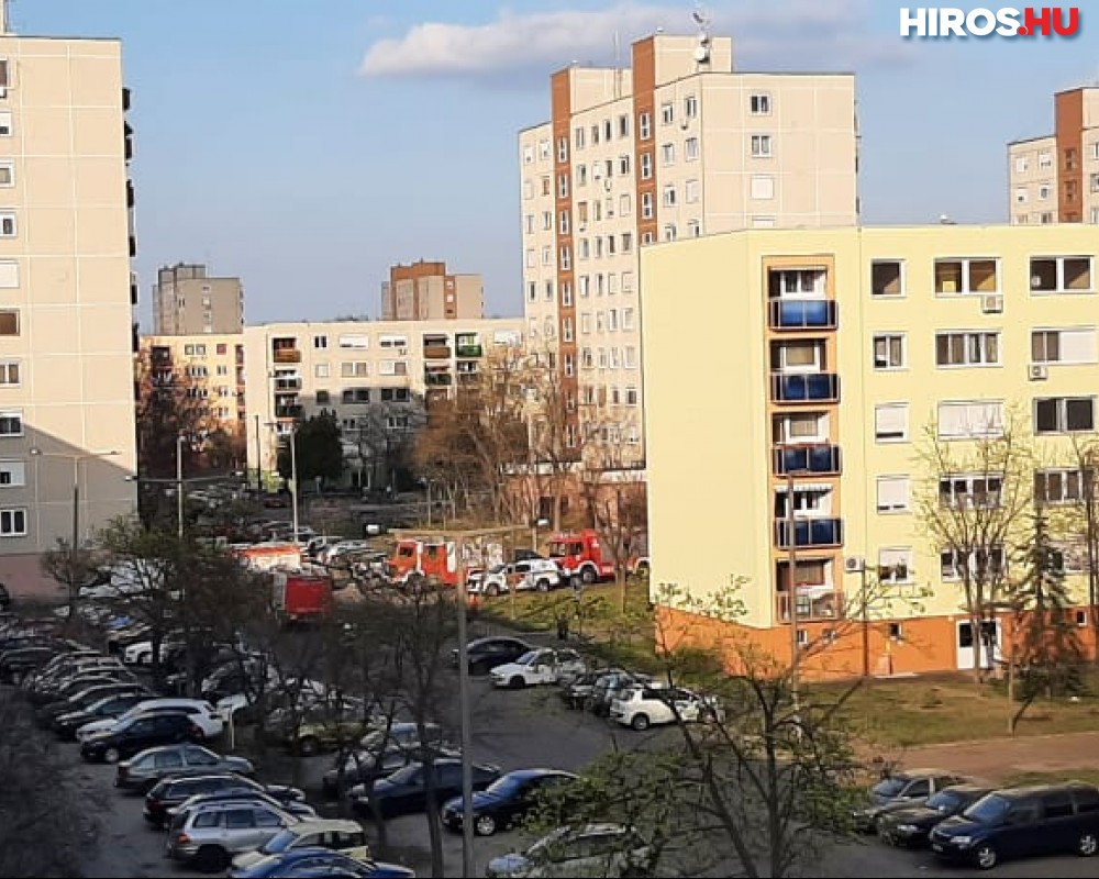 Kigyulladt egy lakás klímaberendezése az Irinyi utcán