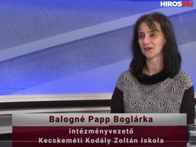 A KTV vendége volt Balogné Papp Boglárka