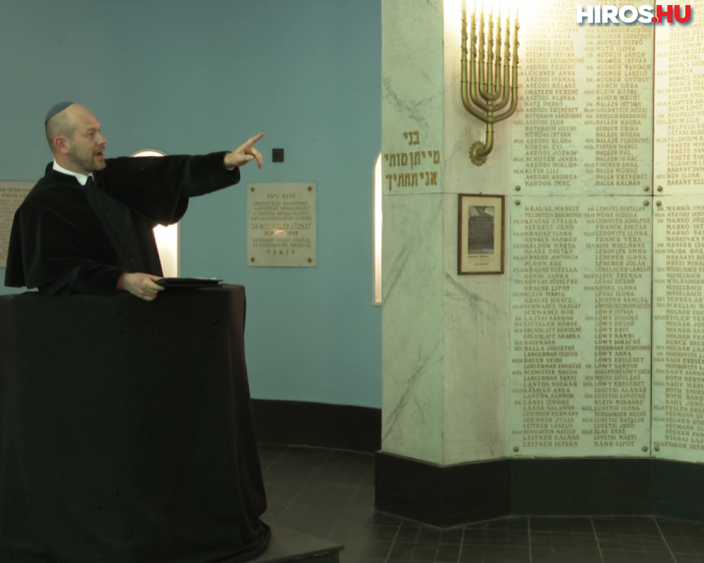 Mártírjaira emlékezett a zsidó hitközösség - VIDEÓVAL