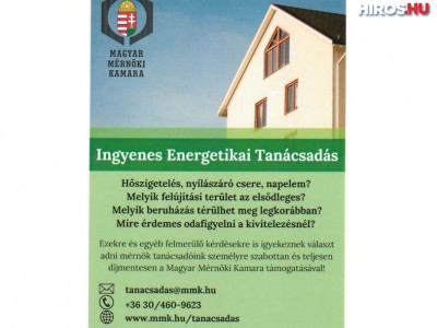 Ingyenes energetikai tanácsok a Magyar Mérnöki Kamarától