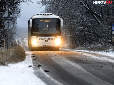 Zajlik a téli felkészülés a Volánbusznál