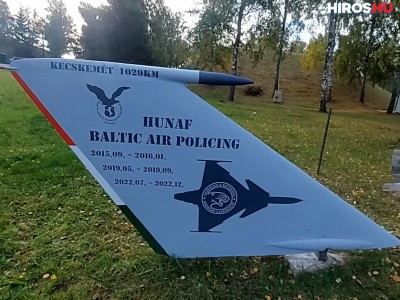 Elkészült a a magyar kontingens emlékműve a Siauliai légibázison