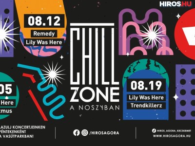 Chillzone a Noszyban: ingyenes szabadtéri koncertek péntekenként