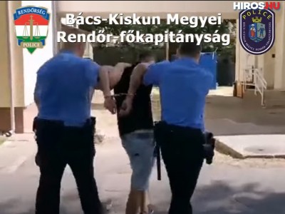 Elbújt, de a rendőrök elfogták (videóval)
