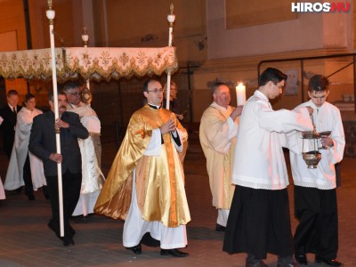 Húsvéti vigília-szertartás a Nagytemplomban