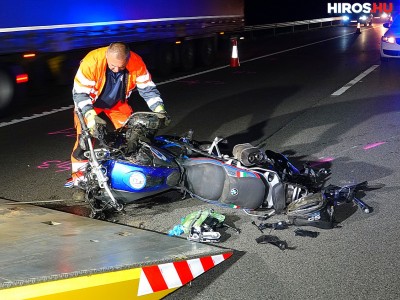 Egy szegedi motoros halt meg az M5-ösön történt balesetben