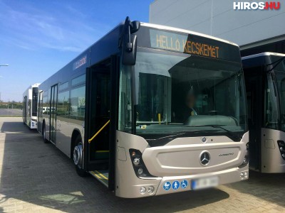Tizenhét új Mercedes busz érkezik Kecskemétre