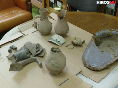 Különleges leletek kerültek elő a Katona udvarán zajló ásatáson - videóval