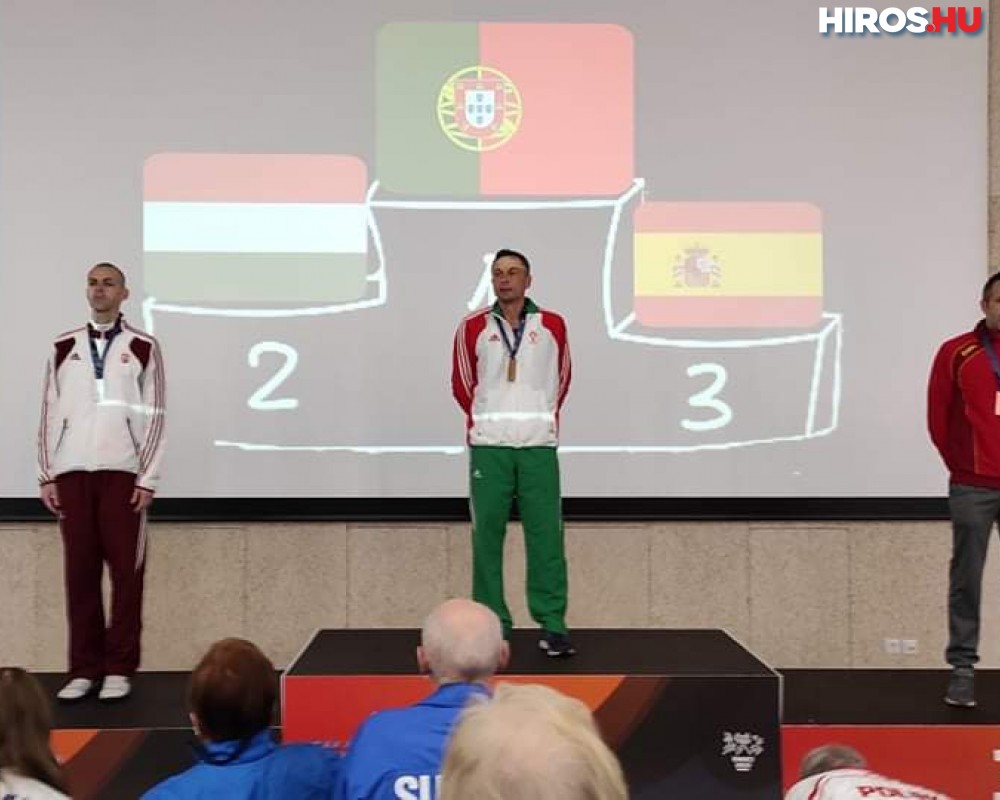 Papp Napoleon ezüstérmes lett a Szenior Fedettpályás Európa-bajnokságon