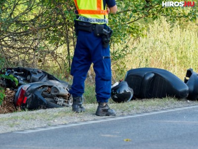 Robogós elé kanyarodott egy autó Kiskunhalas határában