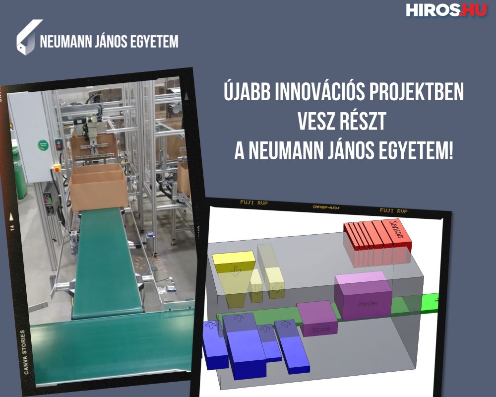 Újabb innovációs projektben vesz részt a Neumann János Egyetem