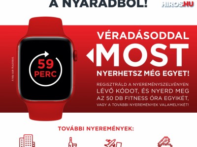 Nyári véradókampányt indít a Magyar Vöröskereszt