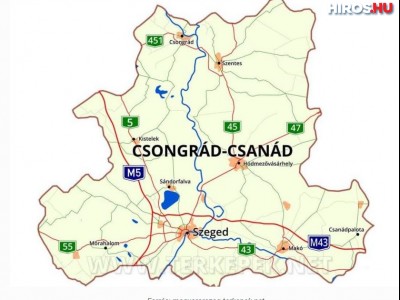 Június 4-étől Csongrád megye neve Csongrád-Csanád megye lesz