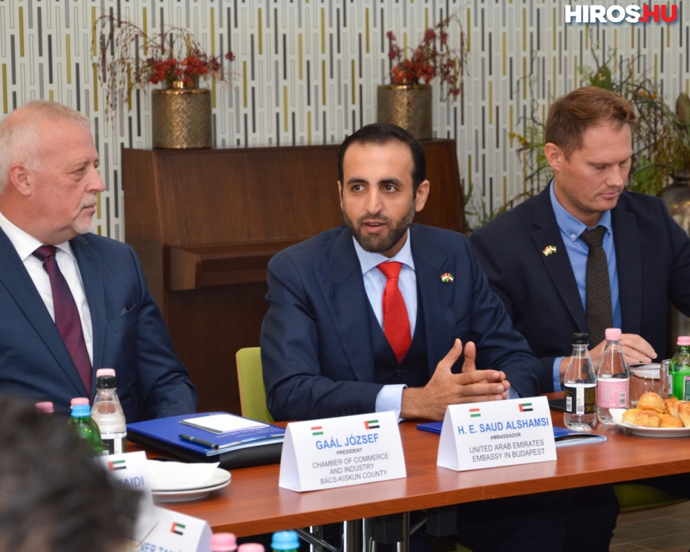 Üzleti találkozó az Egyesült Arab Emírségek magyarországi nagykövetével