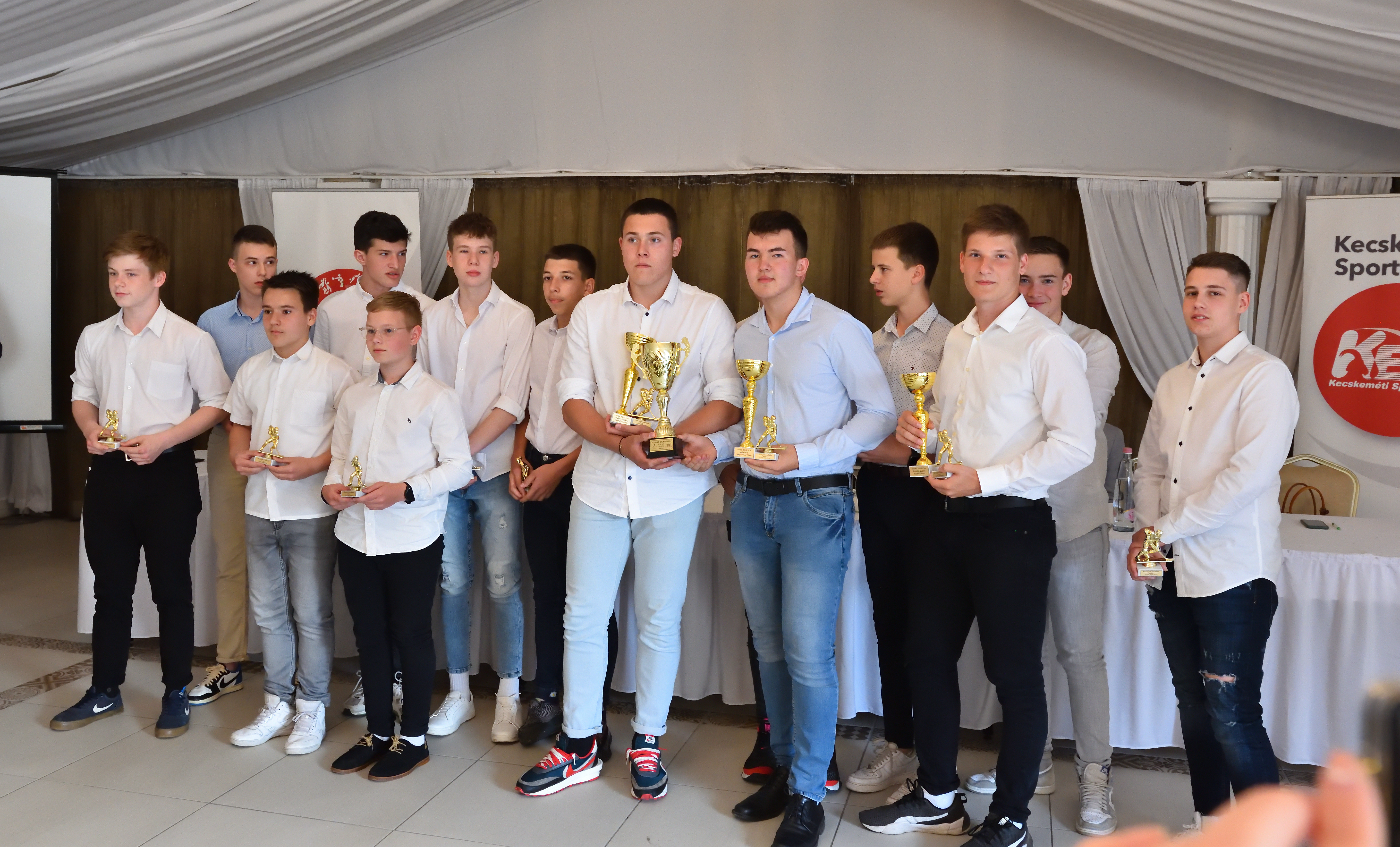 A bajnok U16-os csapat