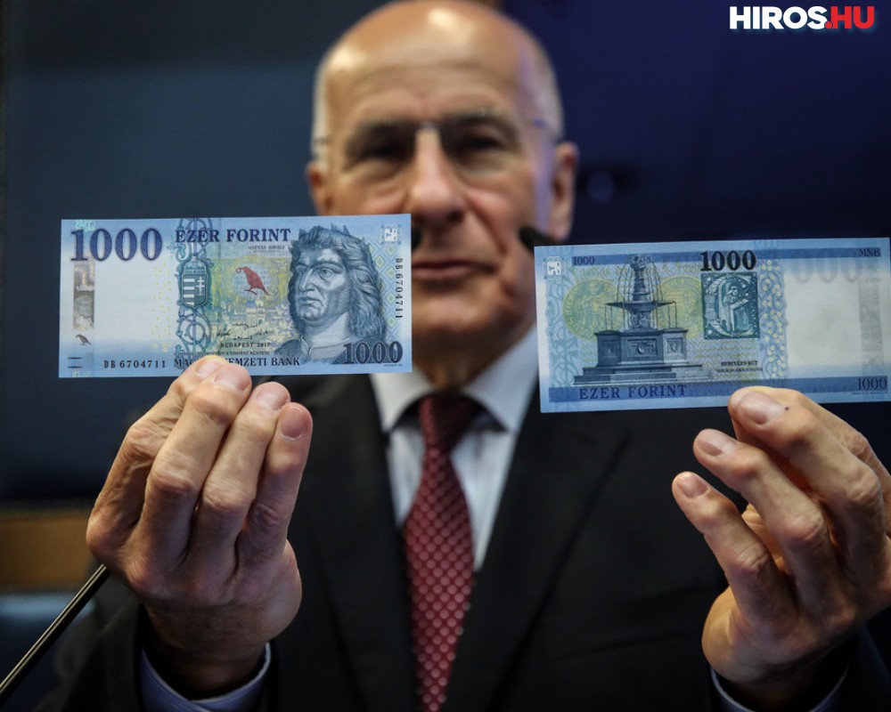 Jönnek az új 1000 forintos bankjegyek