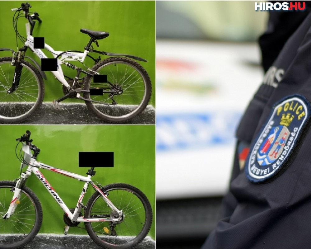 Kerékpárok tulajdonosait keresi a rendőrség