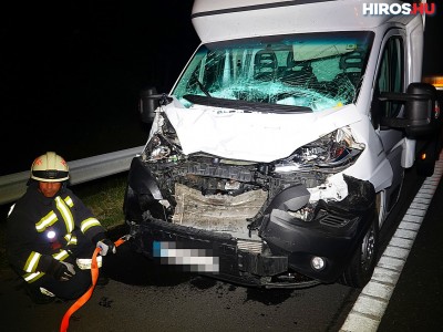 Szerencsés kimenetelű baleset az M5-ösön