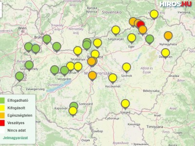 Kecskeméten is emelkedik a légszennyezettség