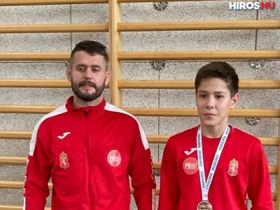 KESI birkó: Hornyák Zalán az U15 szabadfogású válogatott tagjaként versenyez Kassán
