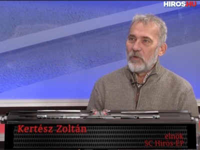 Kertész Zoltán az SC Hírös-Ép elnöke volt a Sportmagazin vendége