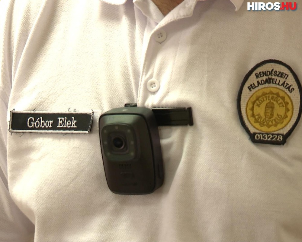 Testkamerát kaptak a városrendészek - VIDEÓVAL