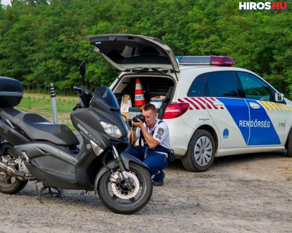 Elvesztette uralmát járműve felett a motoros