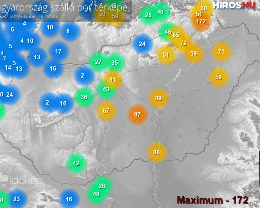 Határérték felett a szállópor mennyisége Kecskeméten