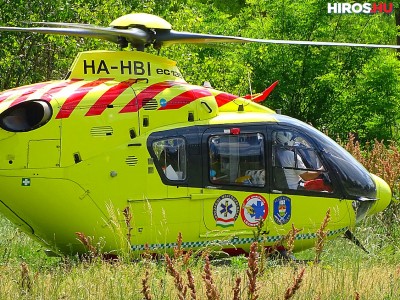 Nem adott elsőbbséget, egy sérültet mentőhelikopterrel szállítottak kórházba 