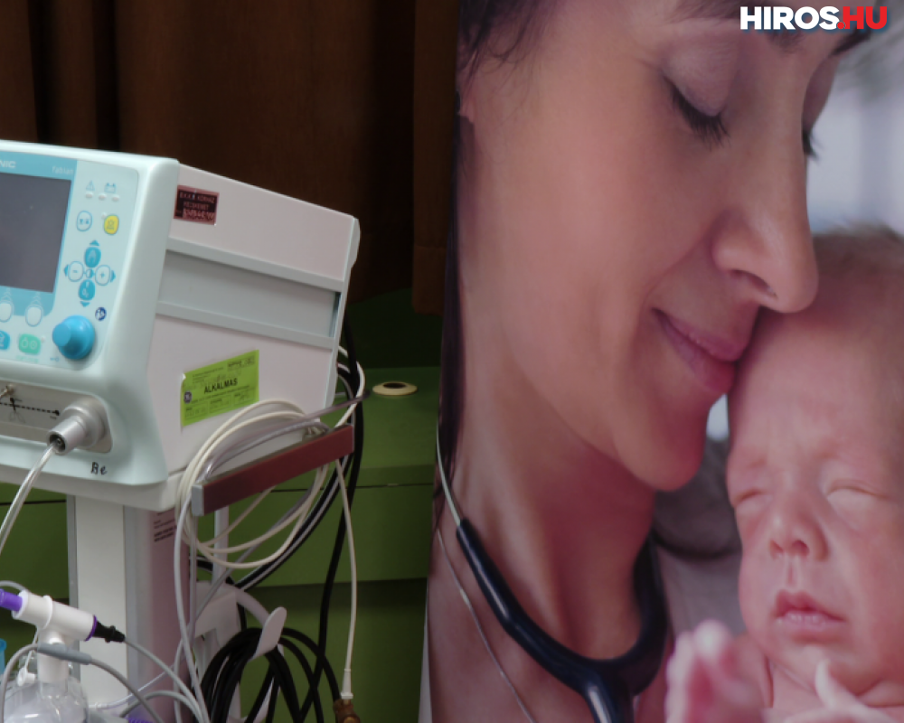 A legmodernebb lélegeztetőgép menti meg a koraszülötteket Kecskeméten - Videóval