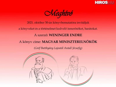 Magyar miniszterelnökök - Weninger Endre könyvbemutatója