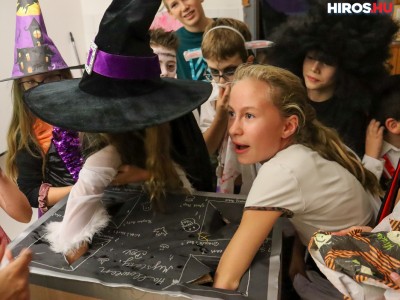 Fergeteges halloween-bulit csaptak a Corvin Mátyás Iskolában