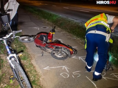 Részegen okozott balesetet egy elektromos kerékpáros